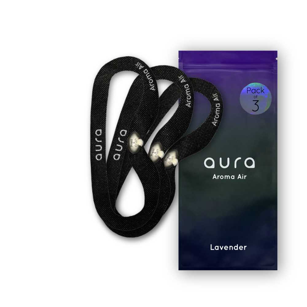 Aura Aroma Air Lavender Pack of 3 - Enhance your sleep experience with calming lavender scent